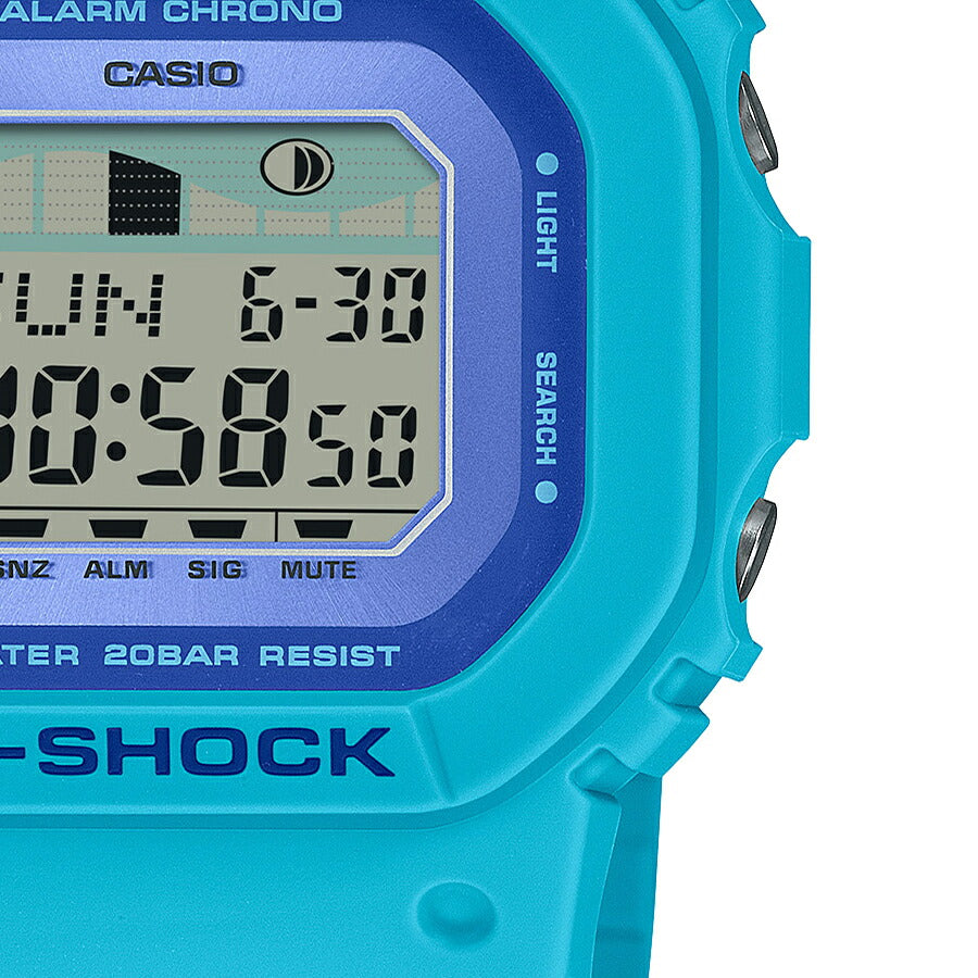 G-SHOCK G-LIDE ミッドサイズ ブライトフラワーカラー ブルージェイド