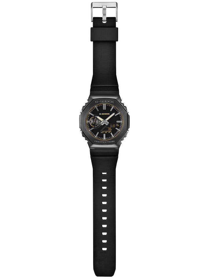 G-SHOCK メタルカバード リュクスブラック GM-2100LXB-1A9JF メンズ 電池式 アナデジ オクタゴン 樹脂バンド 反転液晶