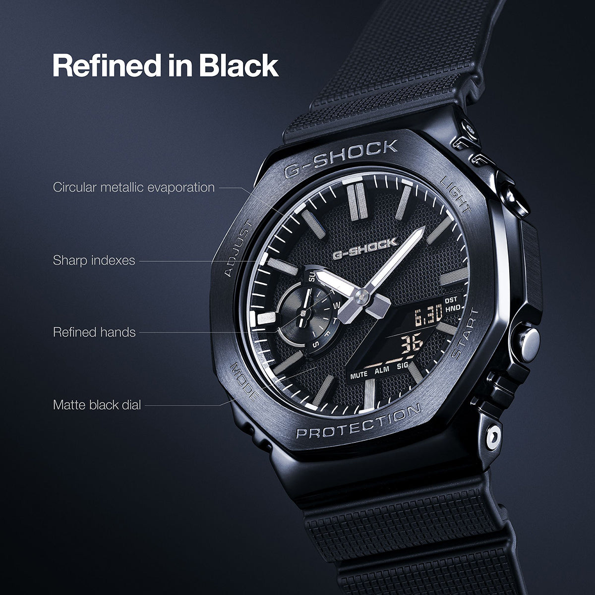 6月19日発売/予約》G-SHOCK メタルカバード リュクスブラック GM