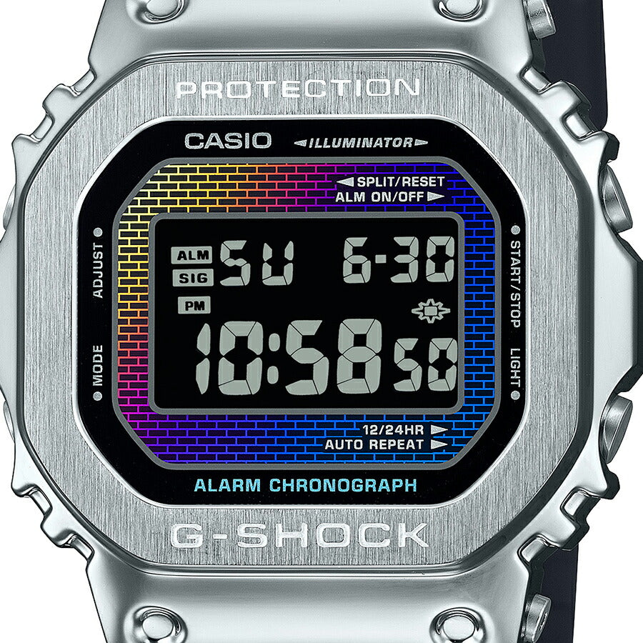 CASIO G-SHOCK GM-5600RW-1JF メンズ腕時計 G-SHOCK レインボー ブリック ウォール メタルカバード GM-5600RW-1JF