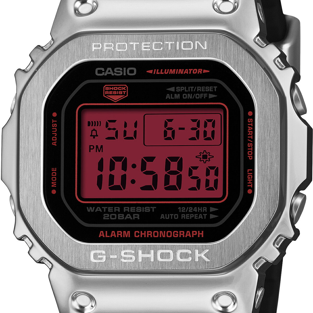 G-SHOCK メタルカバード ファインメタリックシリーズ シルバー GM