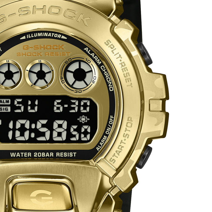 G-SHOCK メタルカバード ボールドカモシリーズ カモフラージュ & ゴールド GM-6900CMG-3JF メンズ 電池式 デジタル 反転液晶