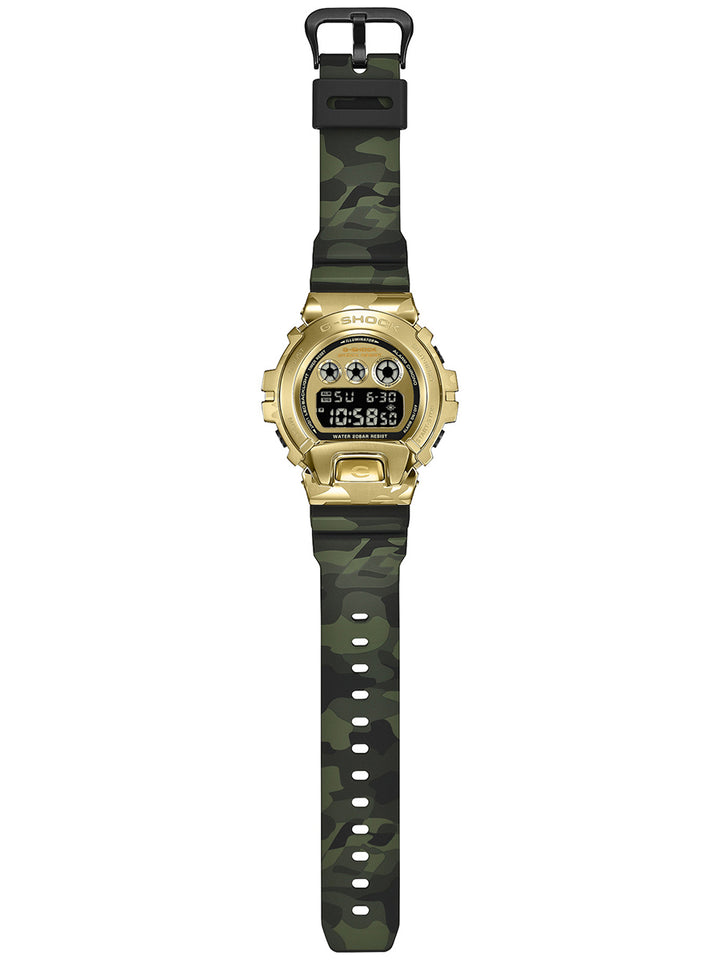 G-SHOCK メタルカバード ボールドカモシリーズ カモフラージュ & ゴールド GM-6900CMG-3JF メンズ 電池式 デジタル 反転液晶