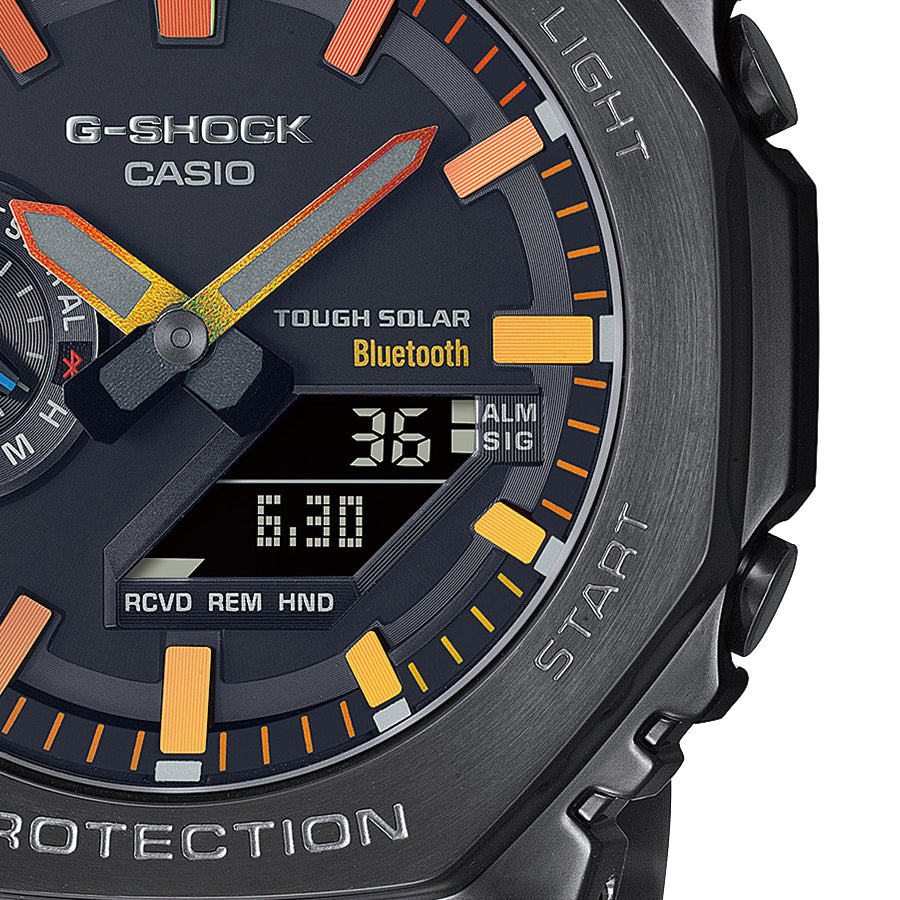 G-SHOCK FULL METAL フルメタル レインボーカラー アクセント GM-B2100BPC-1AJF メンズ ソーラー Blue –  THE CLOCK HOUSE公式オンラインストア