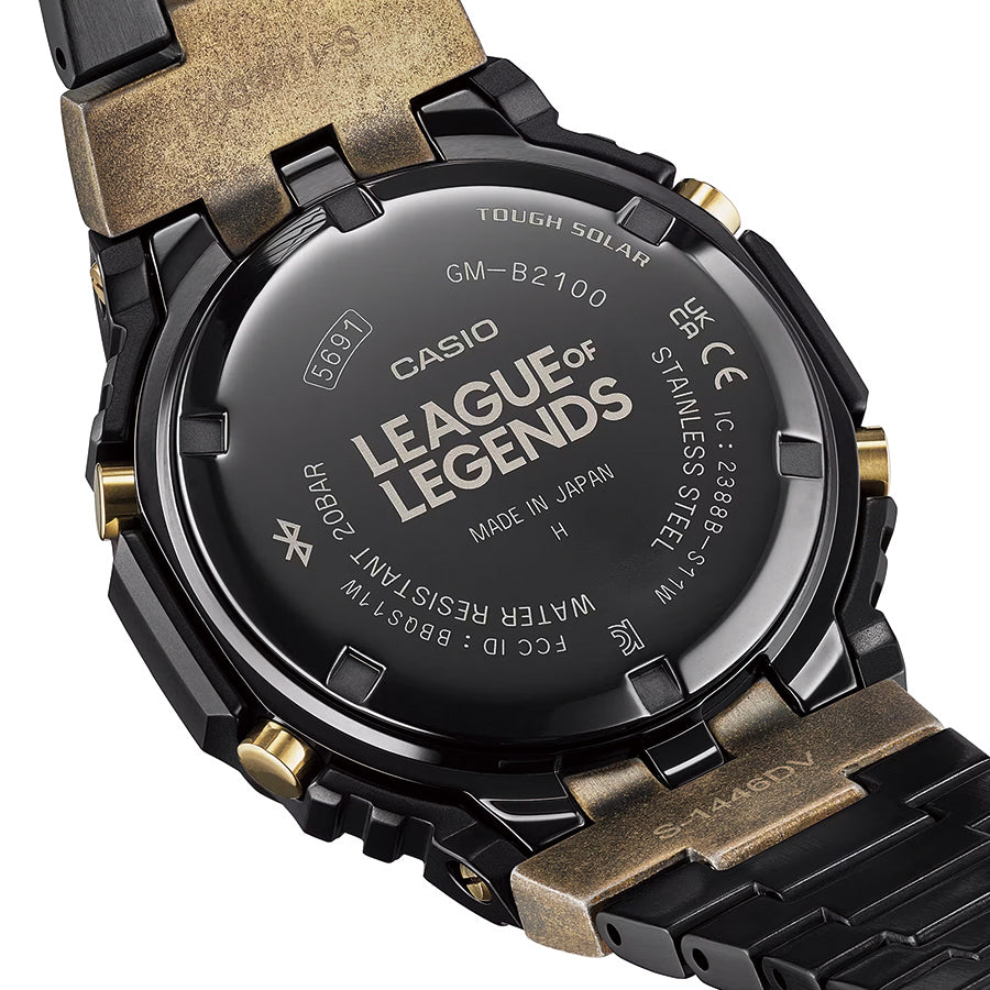 G-SHOCK リーグ・オブ・レジェンド コラボ ヘクステック GM-B2100LL-1AJR メンズ 腕時計 ソーラー Bluetooth オクタゴン 国内正規品 カシオ