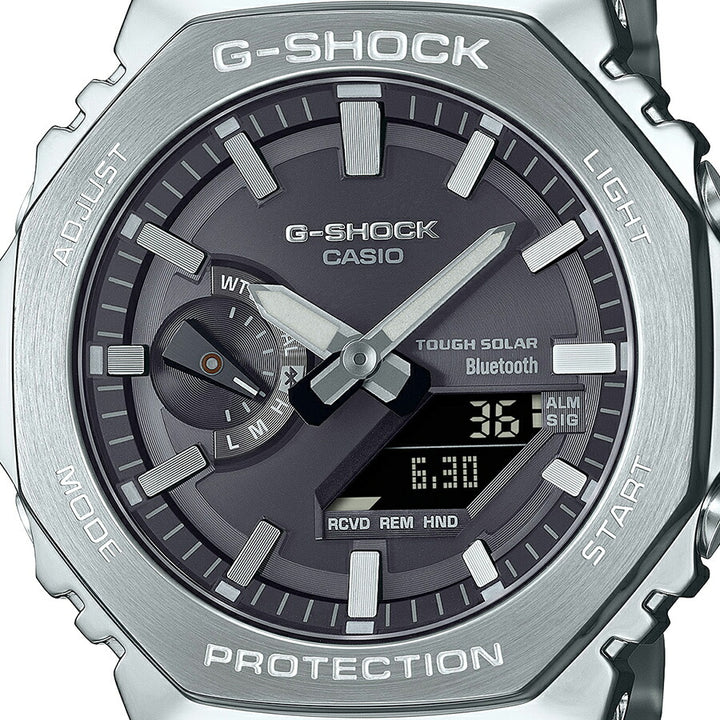 G-SHOCK FULL METAL フルメタル オクタゴン GM-B2100SD-1AJF メンズ 腕時計 ソーラー Bluetooth ブラックダイヤル 国内正規品 カシオ 日本製