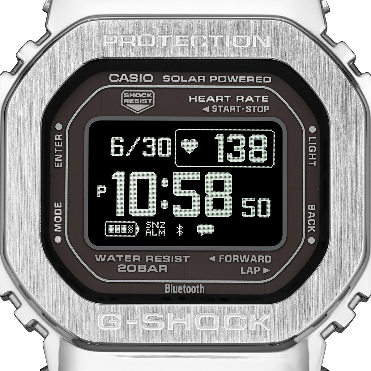 G-SHOCK メタルカバード G-SQUAD 心拍計測 血中酸素レベル計測 GM