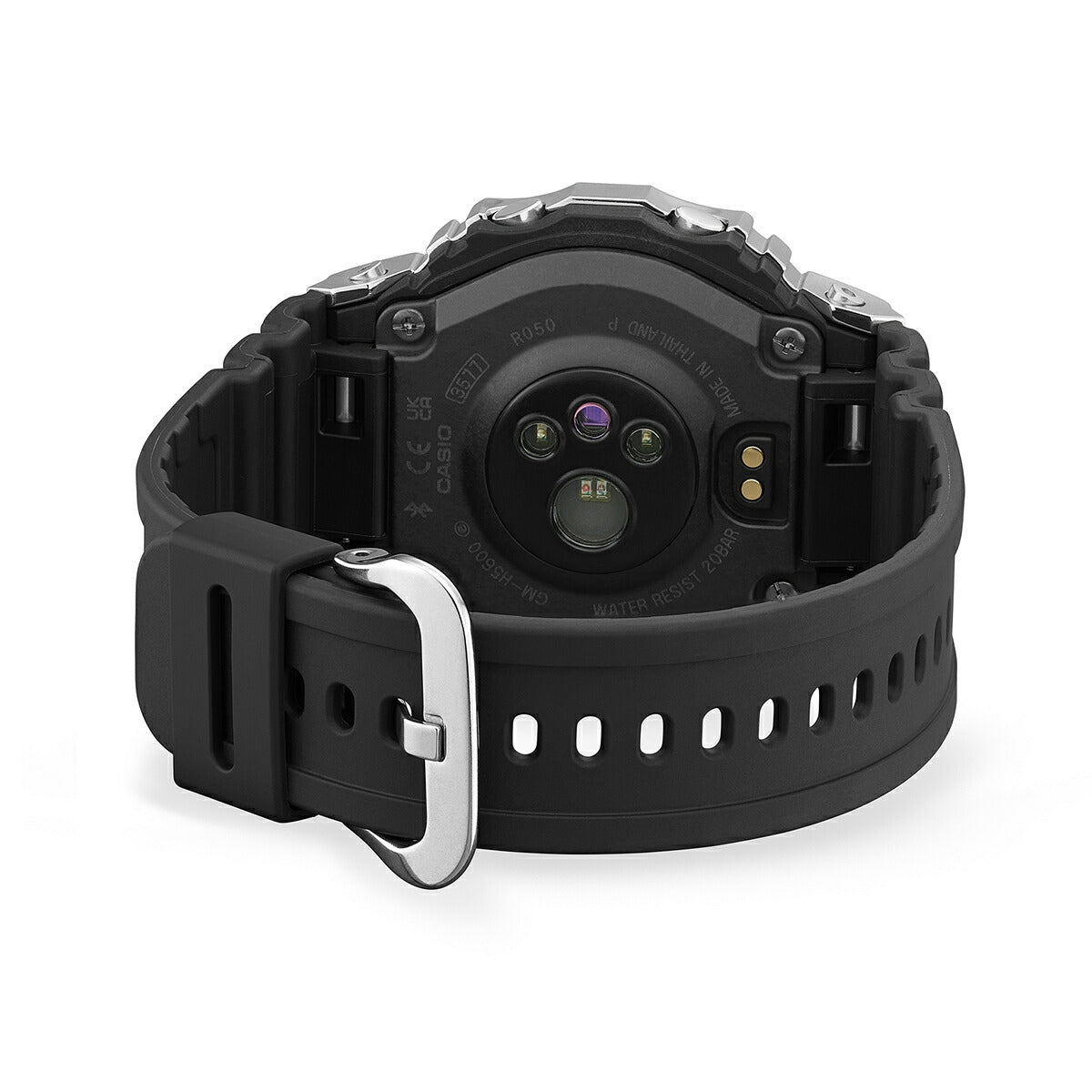 G-SQUAD 心拍計 Bluetooth GM-H5600-1JR メタル G-SHOCK メタルカバード G-SQUAD 心拍計測 血中酸素レベル計測 GM