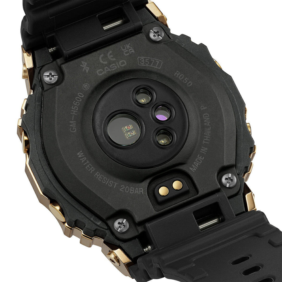 G-SHOCK メタルカバード G-SQUAD 心拍計測 血中酸素レベル計測 GM-H5600-9JR メンズ ソーラー Bluetooth MIP 反転液晶 ゴールド