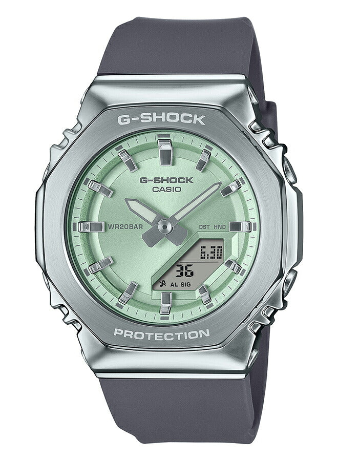 G-SHOCK ミッドサイズ メタルカバード GM-S2110-3AJF メンズ レディース 電池式 アナデジ オクタゴン グリーンダイヤル –  THE CLOCK HOUSE公式オンラインストア