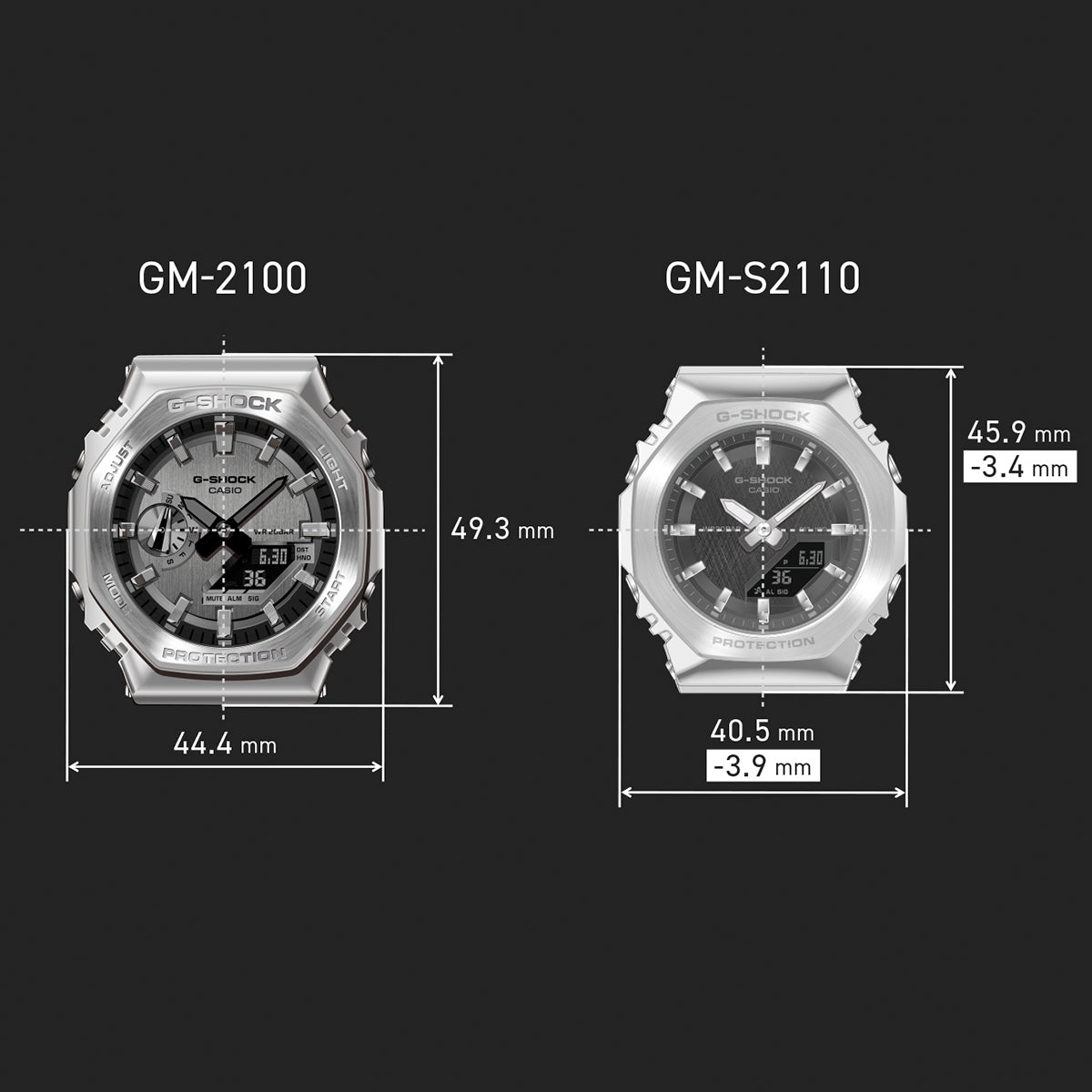 G-SHOCK ミッドサイズ メタルカバード サマーリフレクション グリーン