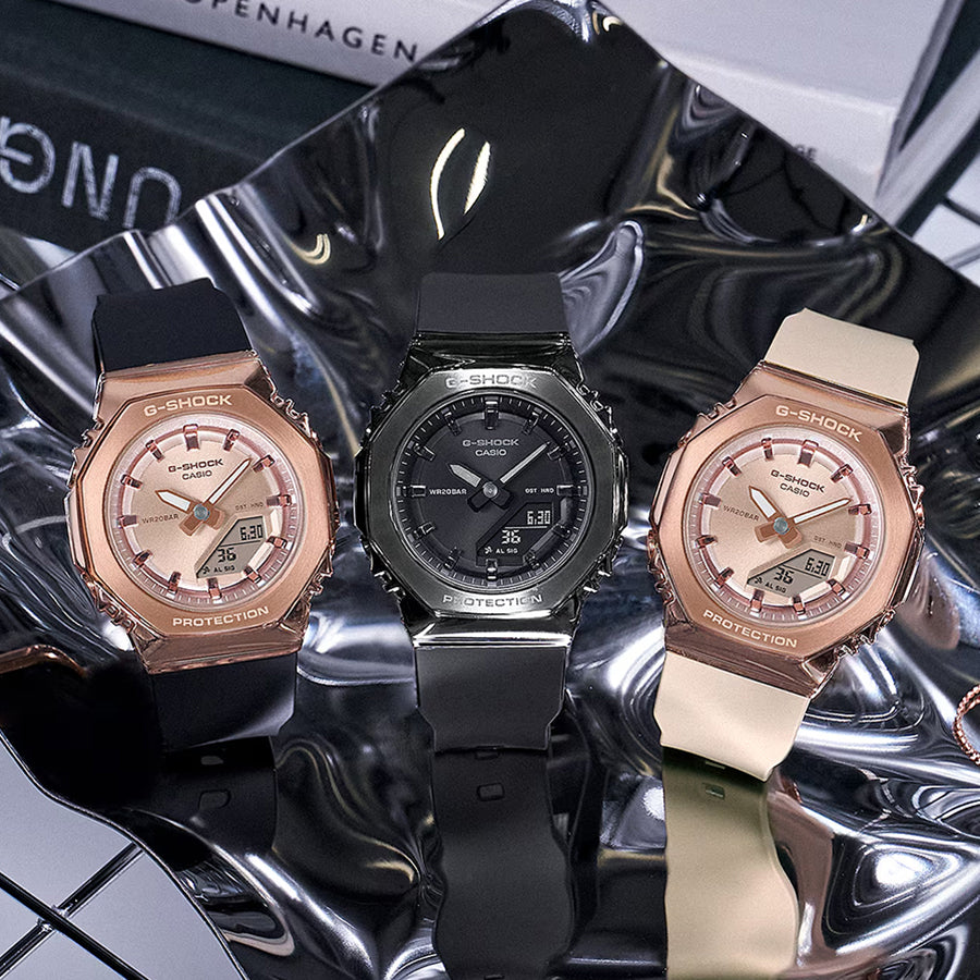 G-SHOCK ミッドサイズ メタルカバード GM-S2110PG-1A4JF メンズ