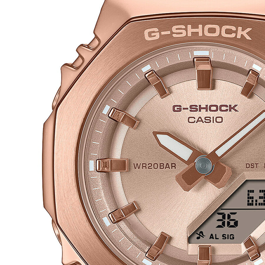 【未使用品】CASIO G-SHOCK GM-S2110PG ピンクゴールド G-SHOCK ミッドサイズ メタルカバード GM-S2110PG-4AJF メンズ