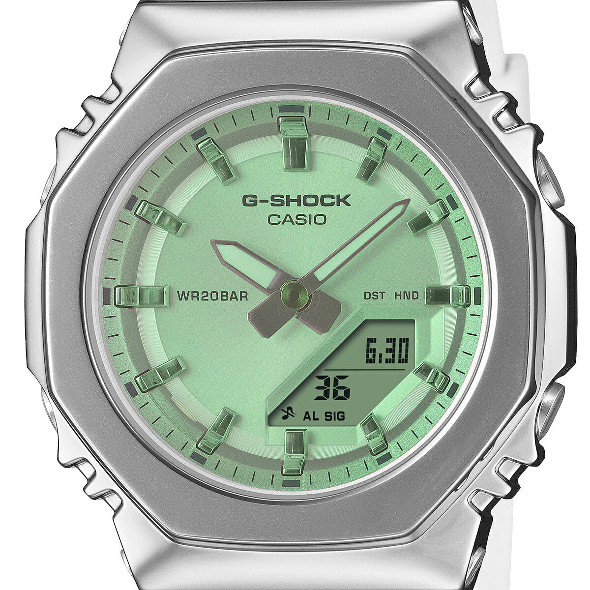 G-SHOCK ミッドサイズ メタルカバード サマーリフレクション グリーン