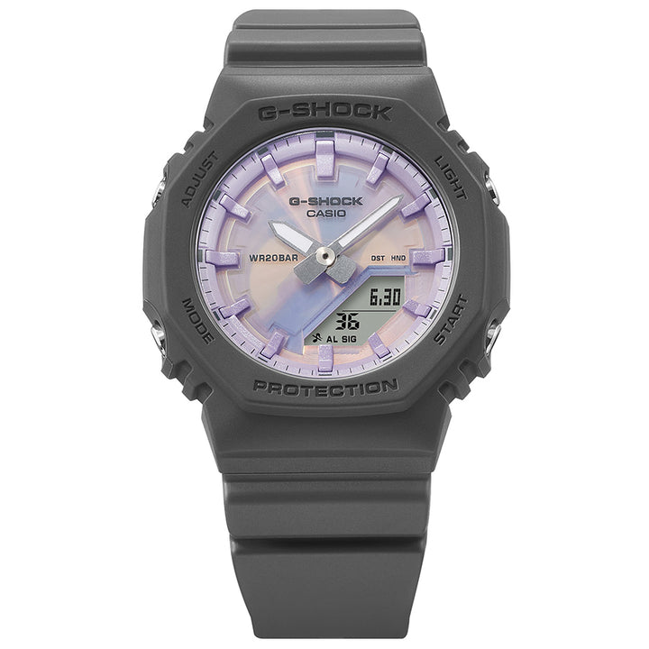 G-SHOCK プチサイズ 偏光カラーダイヤル GMA-P2100PC-1AJF レディース 電池式 アナデジ オクタゴン 樹脂バンド ブラック