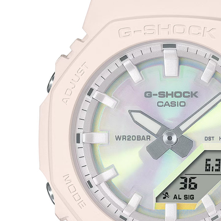 G-SHOCK プチサイズ 偏光カラーダイヤル GMA-P2100PC-4AJF レディース 電池式 アナデジ オクタゴン 樹脂バンド ピンク