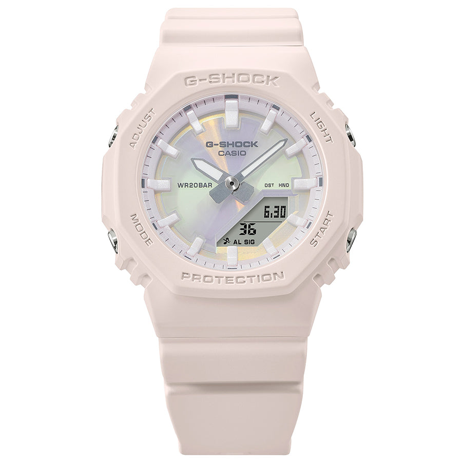 G-SHOCK プチサイズ 偏光カラーダイヤル GMA-P2100PC-4AJF レディース 電池式 アナデジ オクタゴン 樹脂バンド ピンク