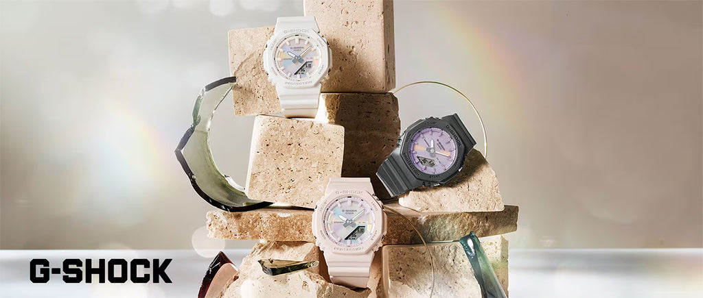 G-SHOCK プチサイズ 偏光カラーダイヤル GMA-P2100PC-4AJF レディース 電池式 アナデジ オクタゴン 樹脂バンド ピンク