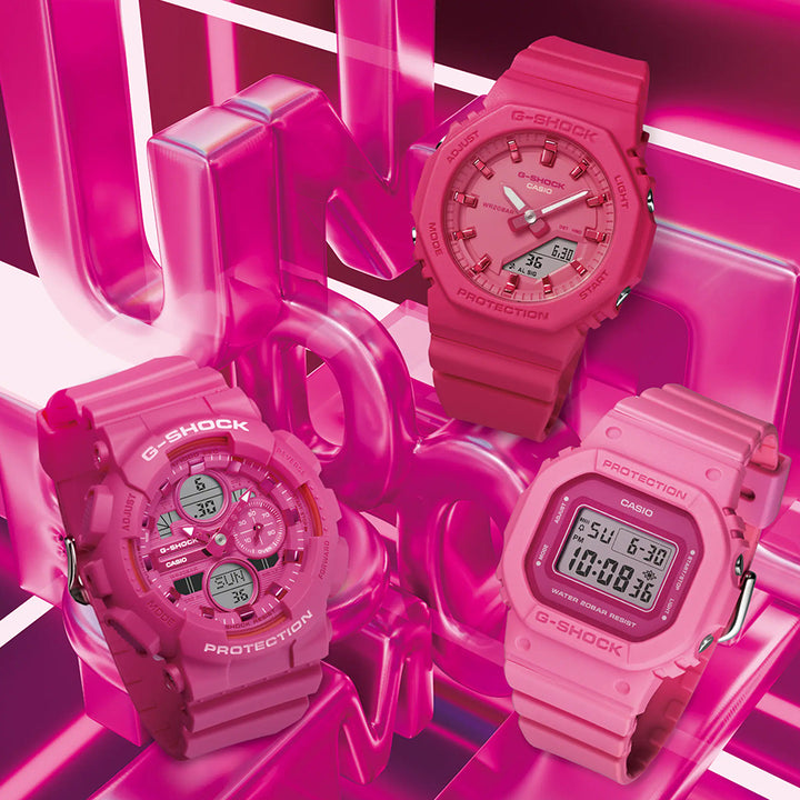 《2月7日発売》G-SHOCK コンパクトサイズ パワーピンク GMA-P2100PP-4AJF レディース 電池式 アナデジ オクタゴン ピンク 樹脂バンド 国内正規品 カシオ