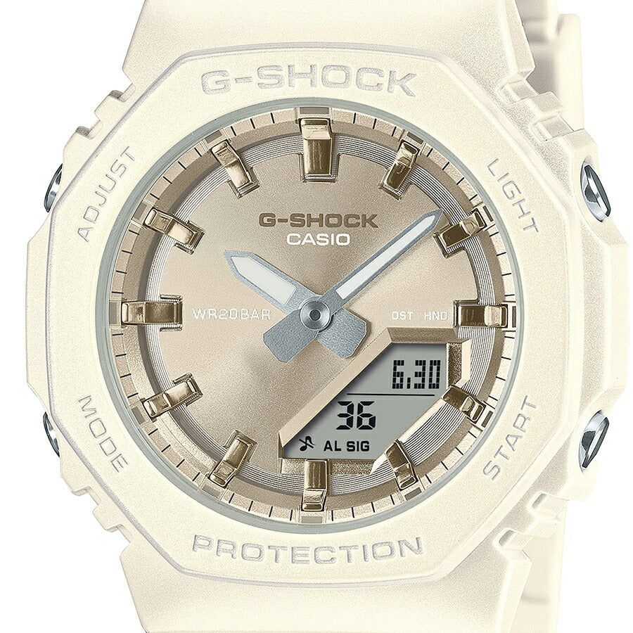 G-SHOCK プチサイズ シルキートーン GMA-P2100ST-7AJF レディース 腕時計 電池式 アナデジ オクタゴン メタリックカラーダイヤル 樹脂バンド 国内正規品 カシオ