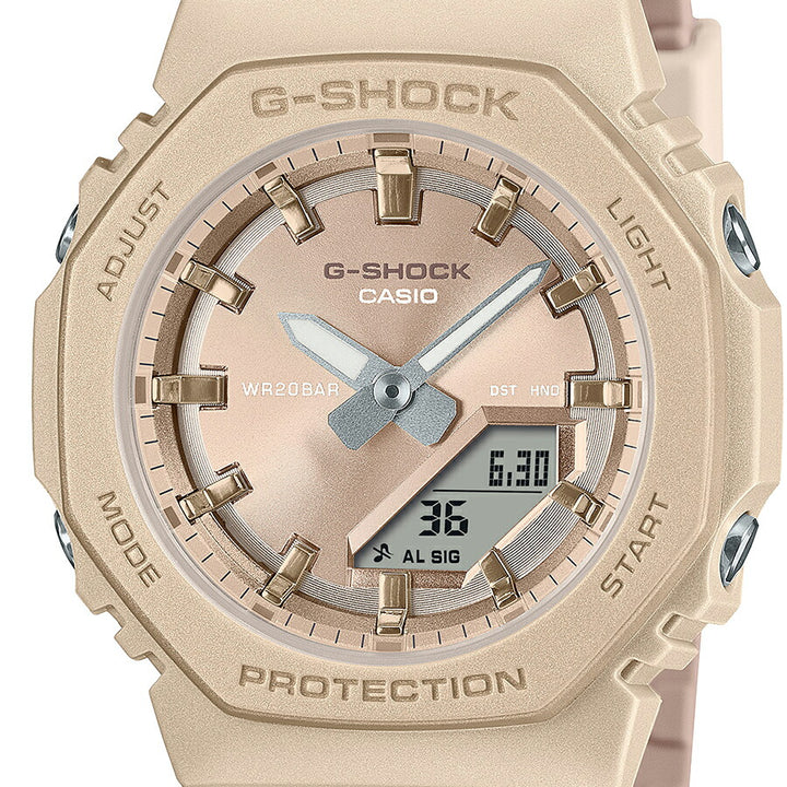 G-SHOCK プチサイズ シルキートーン GMA-P2100ST-9AJF レディース 腕時計 電池式 アナデジ オクタゴン メタリックカラーダイヤル 樹脂バンド 国内正規品 カシオ