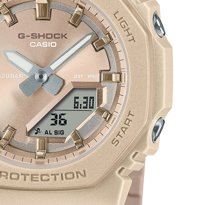 G-SHOCK プチサイズ シルキートーン GMA-P2100ST-9AJF レディース 腕時計 電池式 アナデジ オクタゴン メタリックカラーダイヤル 樹脂バンド 国内正規品 カシオ