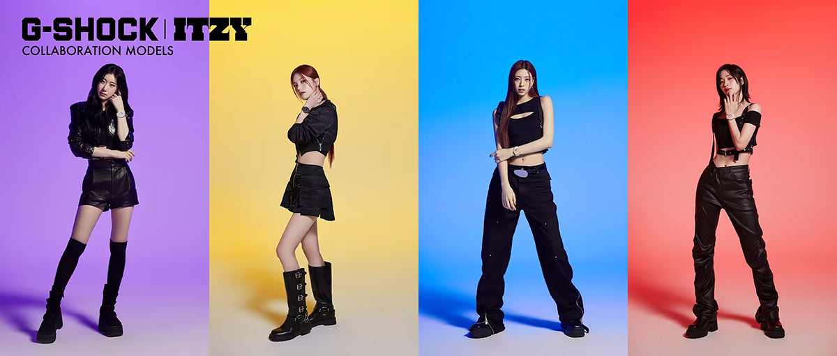 G-SHOCK コンパクトサイズ ITZY コラボレーションモデル GMA-P2100ZY-1AJR レディース 電池式 アナデジ オクタゴン グレースケルトン 樹脂バンド