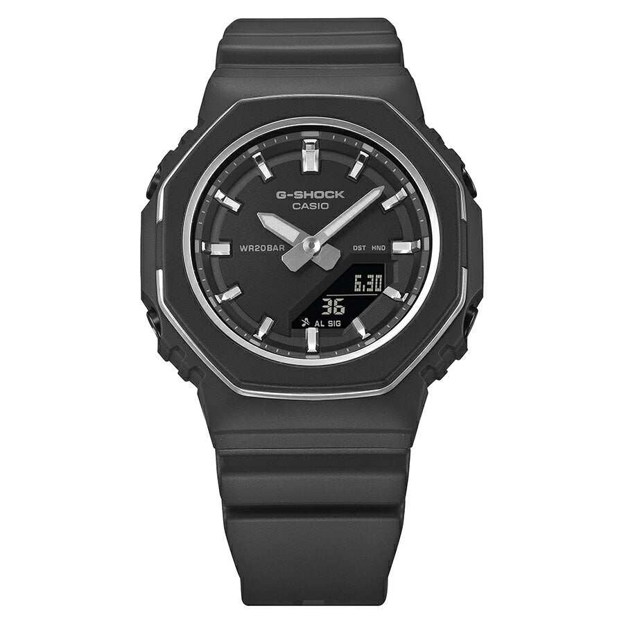 G-SHOCK プチサイズ メタリックベゼルリング GMA-P2110-1AJF レディース 電池式 アナデジ オクタゴン ブラック 反転液晶