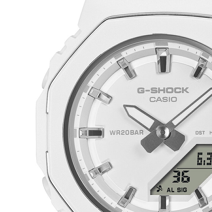 G-SHOCK プチサイズ メタリックベゼルリング GMA-P2110-7AJF レディース 電池式 アナデジ オクタゴン ホワイト