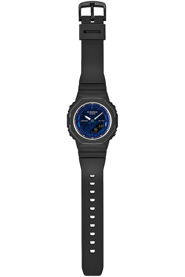 G-SHOCK プチサイズ メタリックベゼルリング ラピスラズリ GMA-P2110SC-2AJF レディース 電池式 アナデジ オクタゴン ネイビー 反転液晶