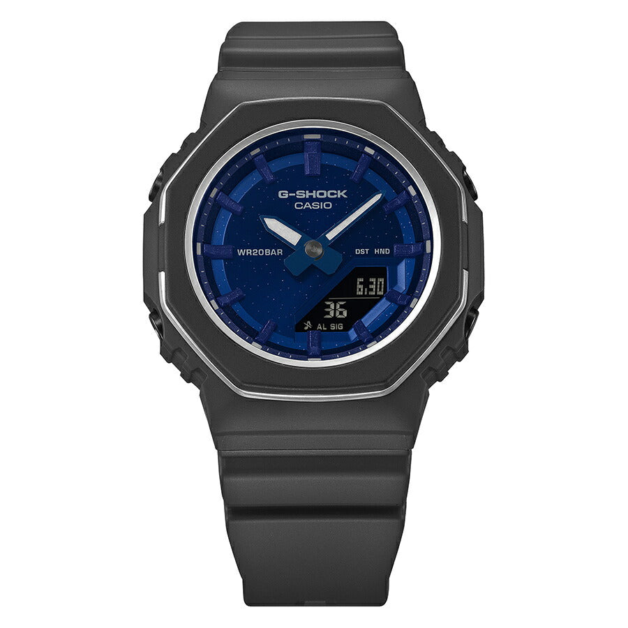 G-SHOCK プチサイズ メタリックベゼルリング ラピスラズリ GMA-P2110SC-2AJF レディース 電池式 アナデジ オクタゴン ネイビー 反転液晶