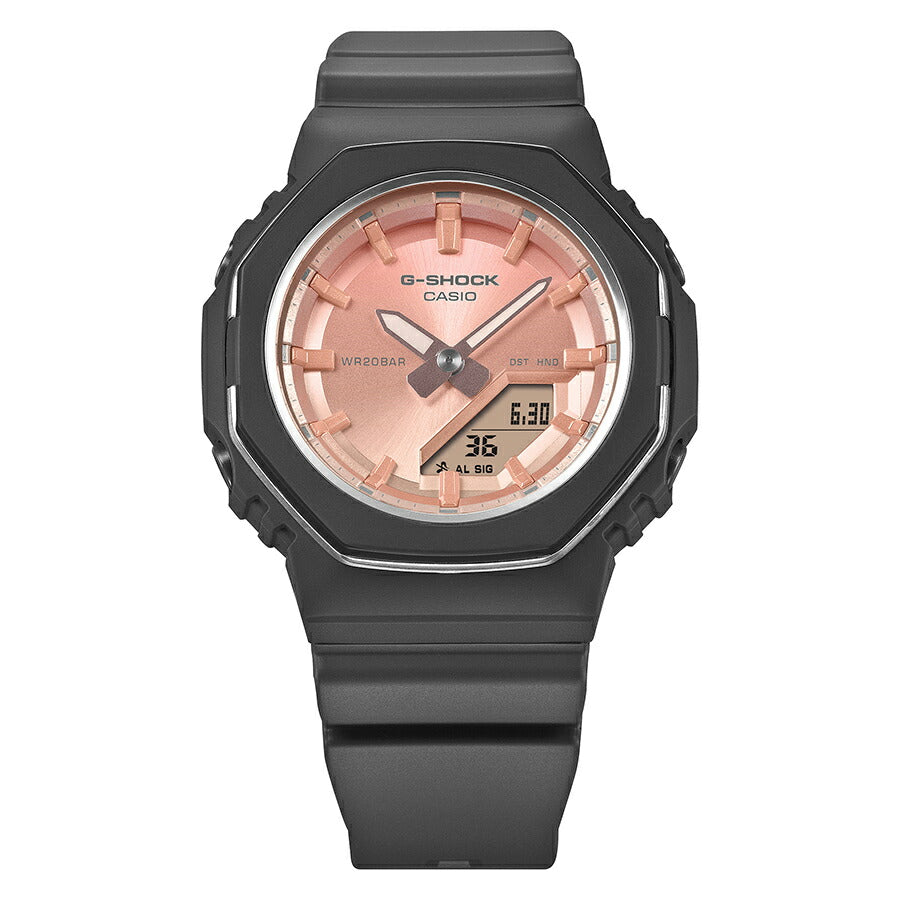 G-SHOCK プチサイズ メタリックベゼルリング ローズクォーツ GMA-P2110SC-4AJF レディース 電池式 アナデジ オクタゴン ピンク