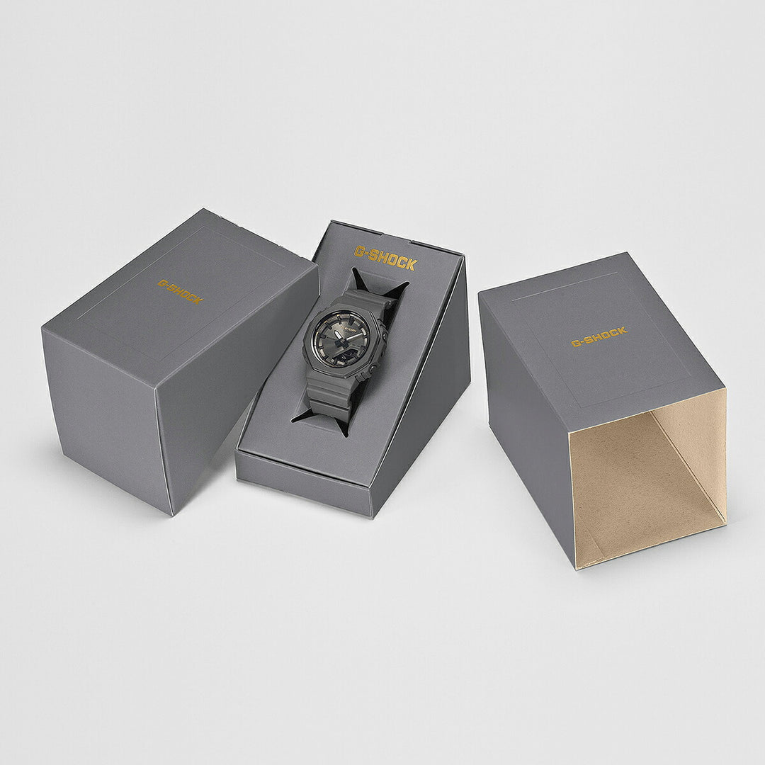 G-SHOCK プチサイズ 国際女性デー 記念モデル 2026 メタリックベゼルリング GMA-P2126W-8AJR レディース 電池式 アナデジ オクタゴン ダークグレー