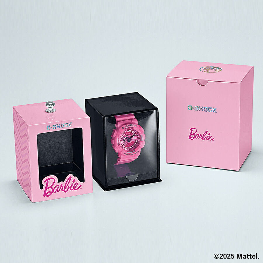 G-SHOCK Barbie コラボレーションモデル GMA-S110BE-4AJR メンズ レディース 腕時計 電池式 アナデジ ビッグケース 樹脂バンド ピンク 国内正規品 カシオ