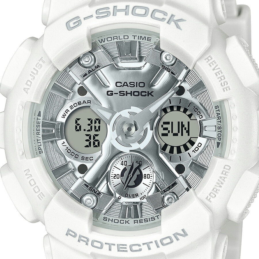 G-SHOCK ミッドサイズ ビーチリゾート GMA-S120VA-7AJF レディース 腕時計 電池式 アナデジ ビッグケース 樹脂バンド ホワイト 国内正規品 カシオ