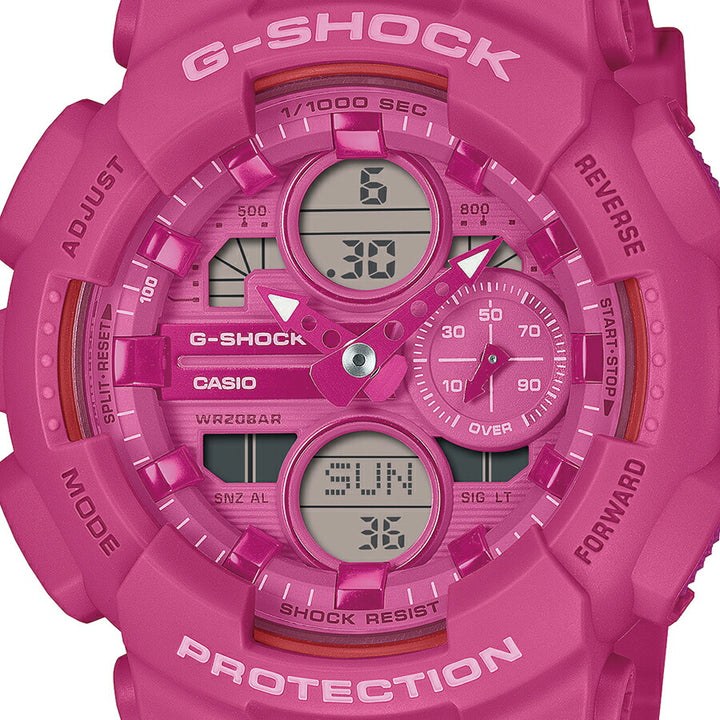 G-SHOCK ミッドサイズ パワーピンク GMA-S140PP-4AJF メンズ レディース 腕時計 電池式 アナデジ ビッグケース 樹脂バンド 国内正規品 カシオ