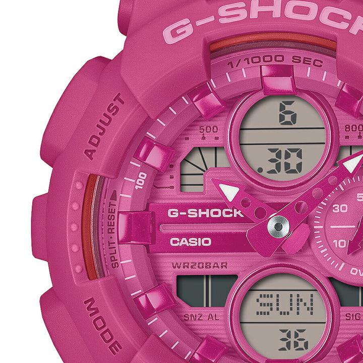 G-SHOCK ミッドサイズ パワーピンク GMA-S140PP-4AJF メンズ レディース 腕時計 電池式 アナデジ ビッグケース 樹脂バンド 国内正規品 カシオ