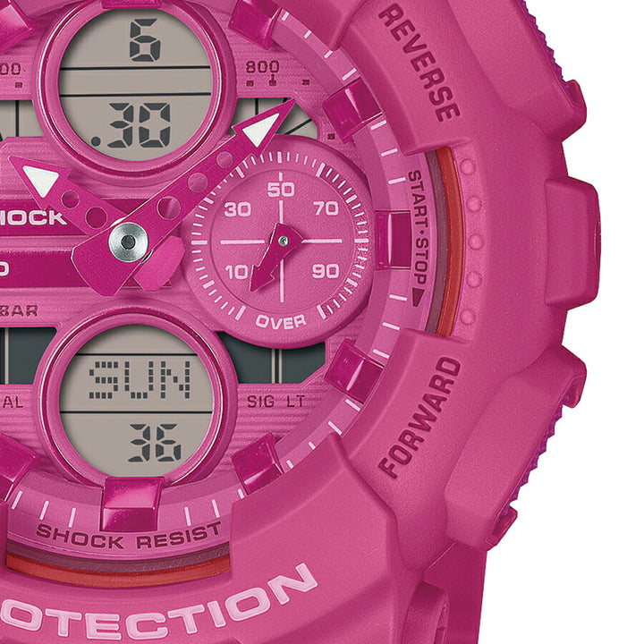 G-SHOCK ミッドサイズ パワーピンク GMA-S140PP-4AJF メンズ レディース 腕時計 電池式 アナデジ ビッグケース 樹脂バンド 国内正規品 カシオ