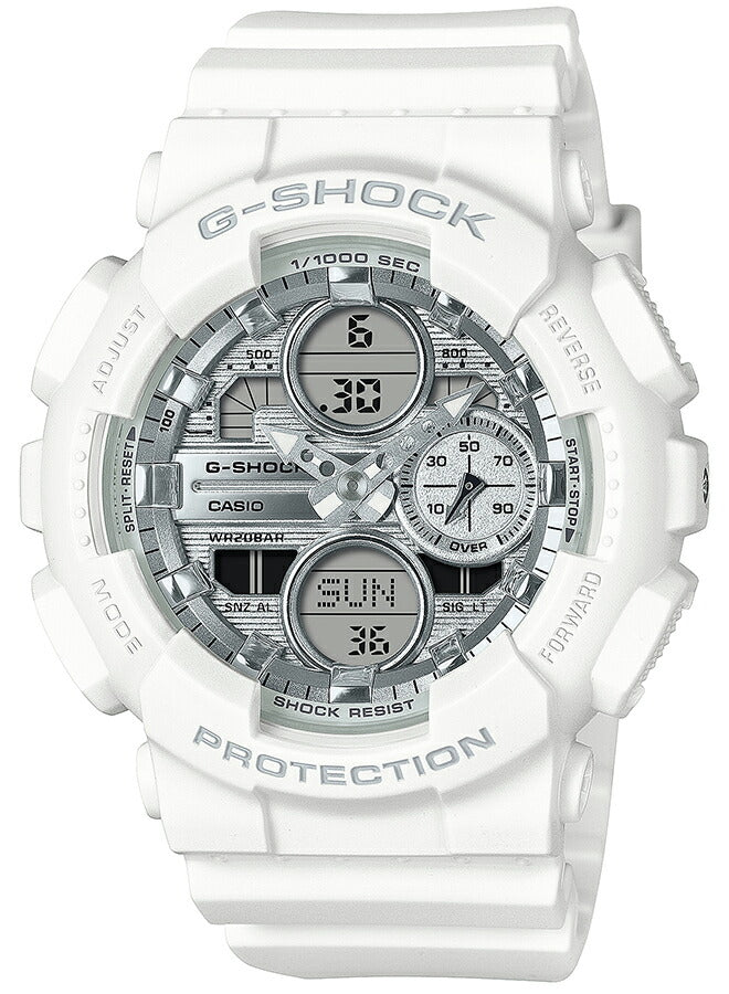 G-SHOCK ミッドサイズ ビーチリゾート GMA-S140VA-7AJF レディース 腕時計 電池式 アナデジ ビッグケース 樹脂バンド ホワイト 国内正規品 カシオ