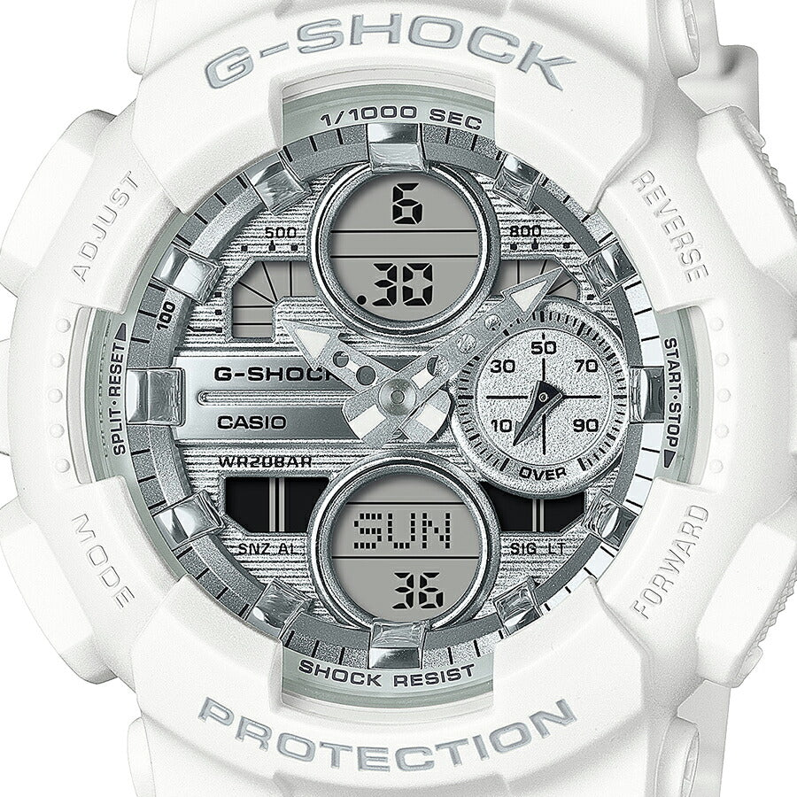 G-SHOCK ミッドサイズ ビーチリゾート GMA-S140VA-7AJF レディース 腕時計 電池式 アナデジ ビッグケース 樹脂バンド ホワイト 国内正規品 カシオ