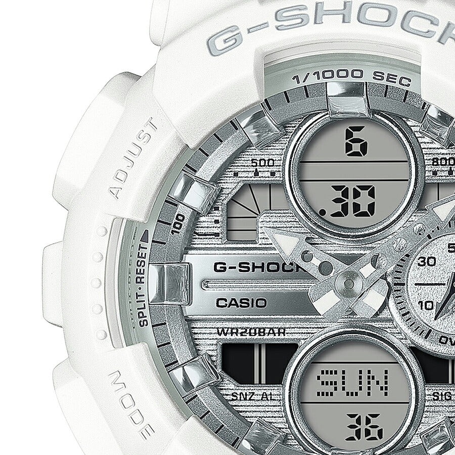 G-SHOCK ミッドサイズ ビーチリゾート GMA-S140VA-7AJF レディース 腕時計 電池式 アナデジ ビッグケース 樹脂バンド ホワイト 国内正規品 カシオ