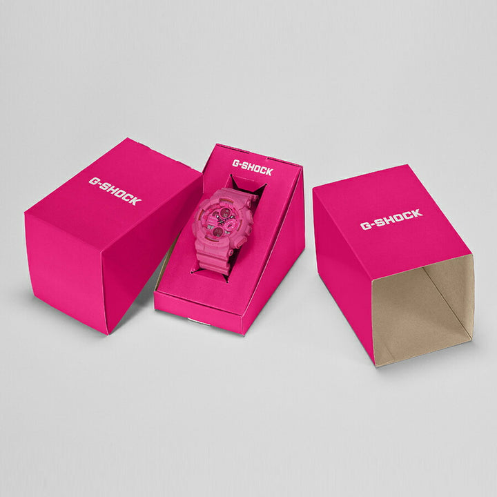G-SHOCK ミッドサイズ ピンクリボン活動支援モデル 2025 GMA-S145PK-4AJR メンズ レディース 電池式 アナデジ ビッグケース
