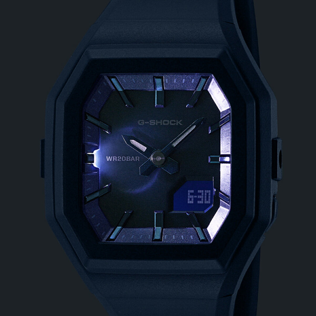 G-SHOCK 小型ケースモデル GMA-S160-2BJF レディース 電池式 アナデジ 樹脂バンド ネイビー