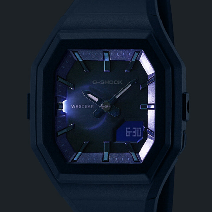 G-SHOCK 小型ケースモデル GMA-S160-2BJF レディース 電池式 アナデジ 樹脂バンド ネイビー