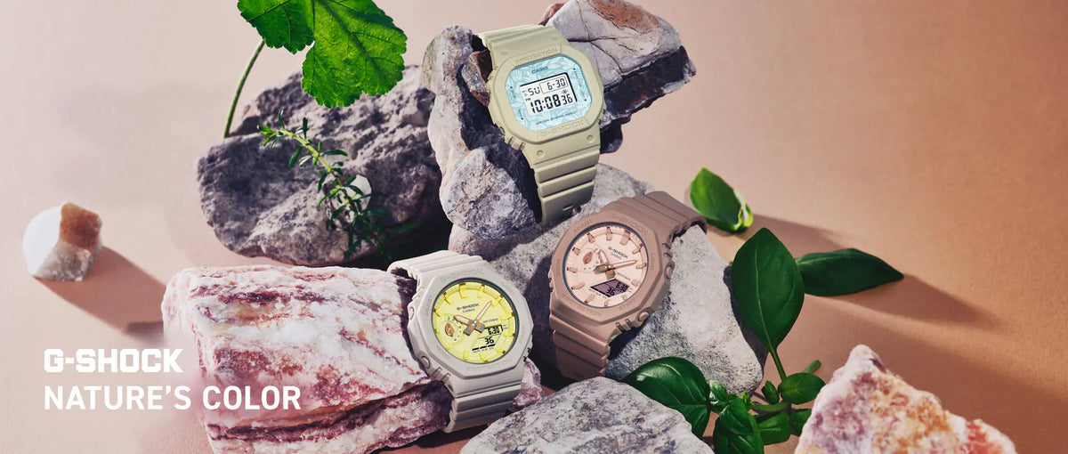 G-SHOCK ミッドサイズ ナチュラルカラー ハーブ GMD-S5600NC-9JF メンズ レディース 電池式 デジタル スクエア