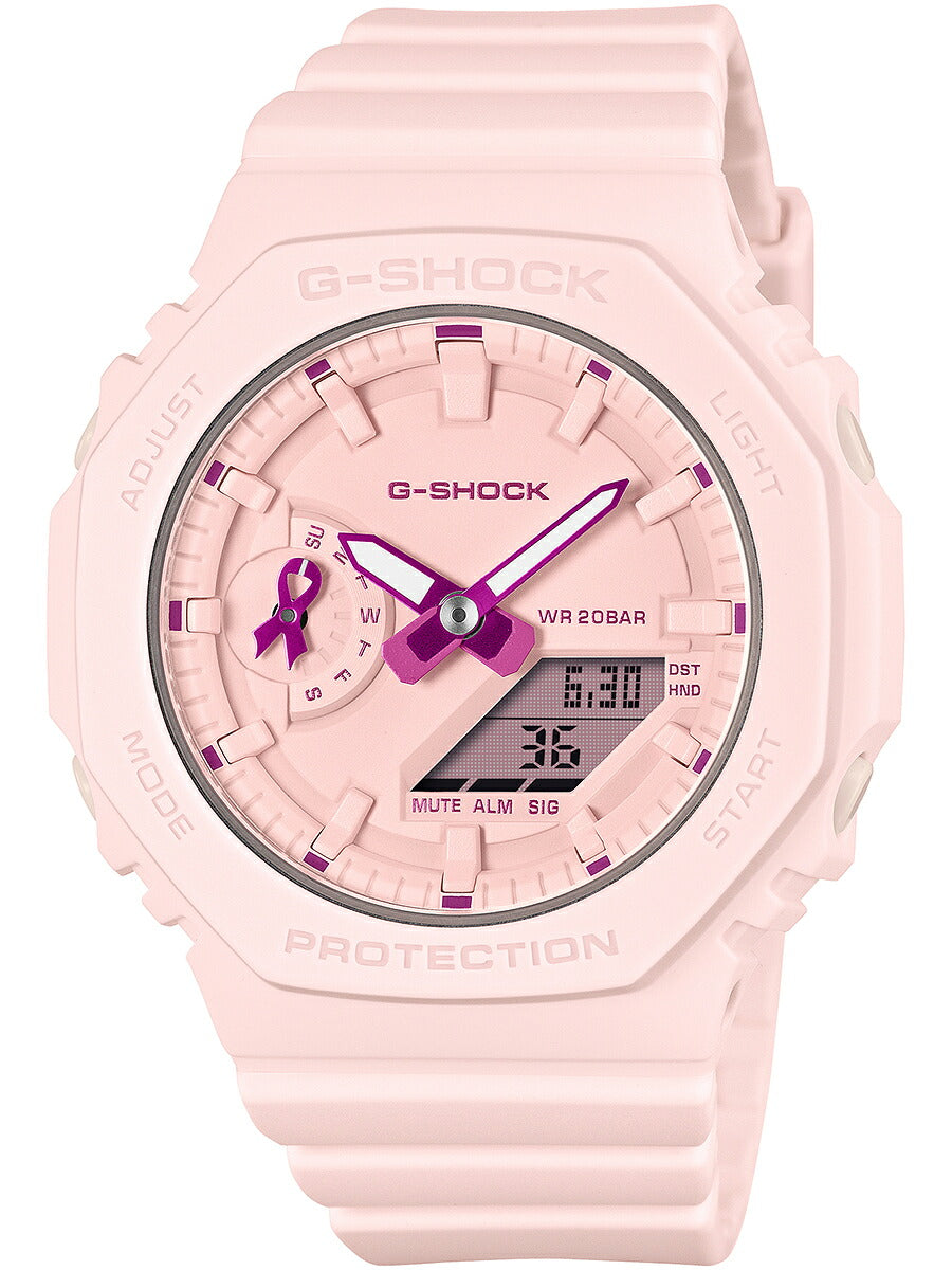 G-SHOCK ミッドサイズ ピンクリボン活動支援モデル GMA-S2100PR-4AJR メンズ レディース 電池式 アナデジ オクタゴン