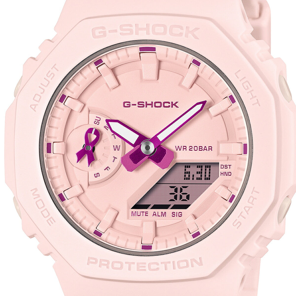 G-SHOCK ミッドサイズ ピンクリボン活動支援モデル GMA-S2100PR-4AJR メンズ レディース 電池式 アナデジ オクタゴン