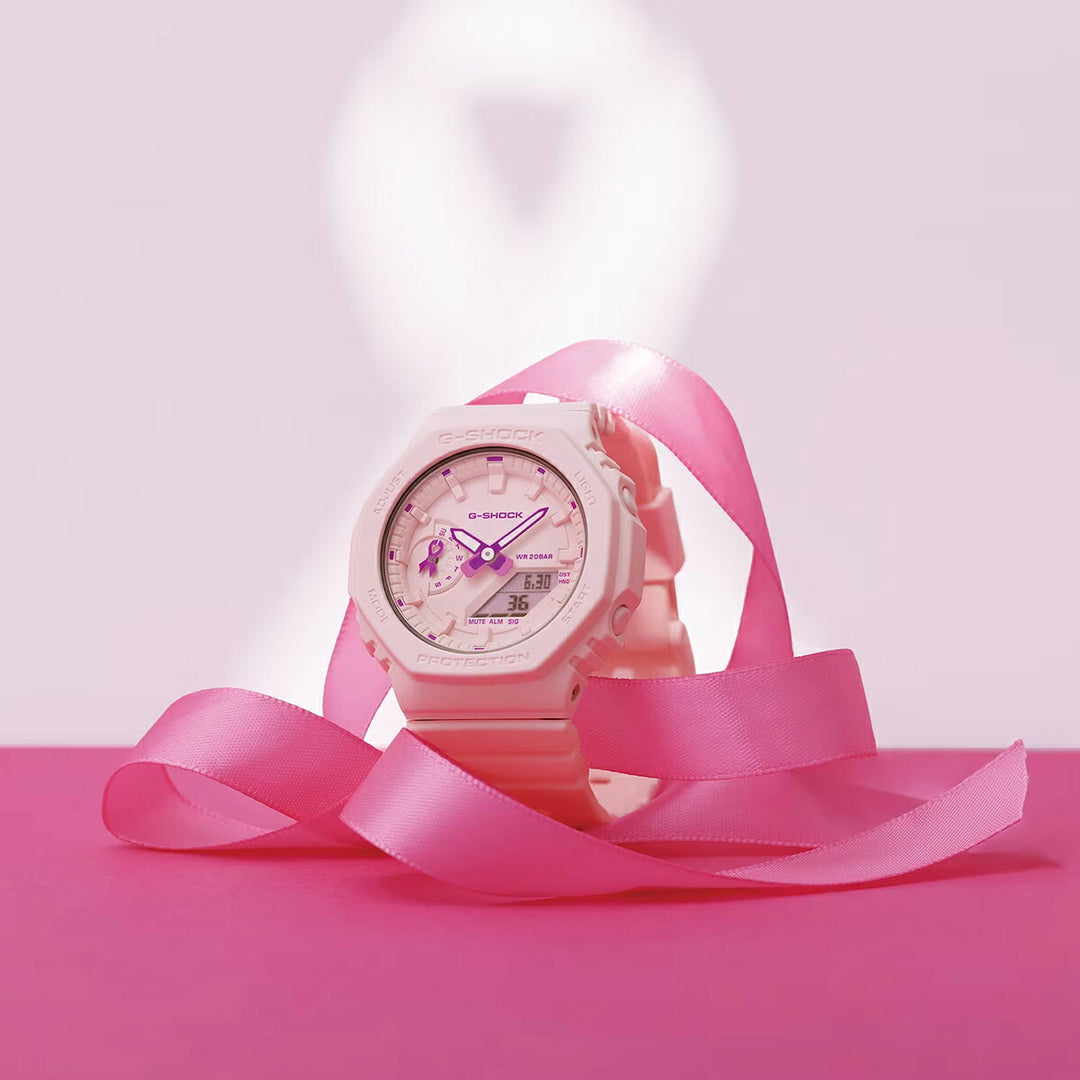 G-SHOCK ミッドサイズ ピンクリボン活動支援モデル GMA-S2100PR-4AJR メンズ レディース 電池式 アナデジ オクタゴン