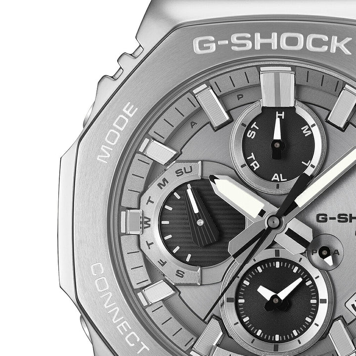 G-SHOCK フルメタル デュアルタイム クロノグラフ GMC-B2100ADS-1AJF メンズ ソーラー Bluetooth アナログ オクタゴン メタルバンド 日本製