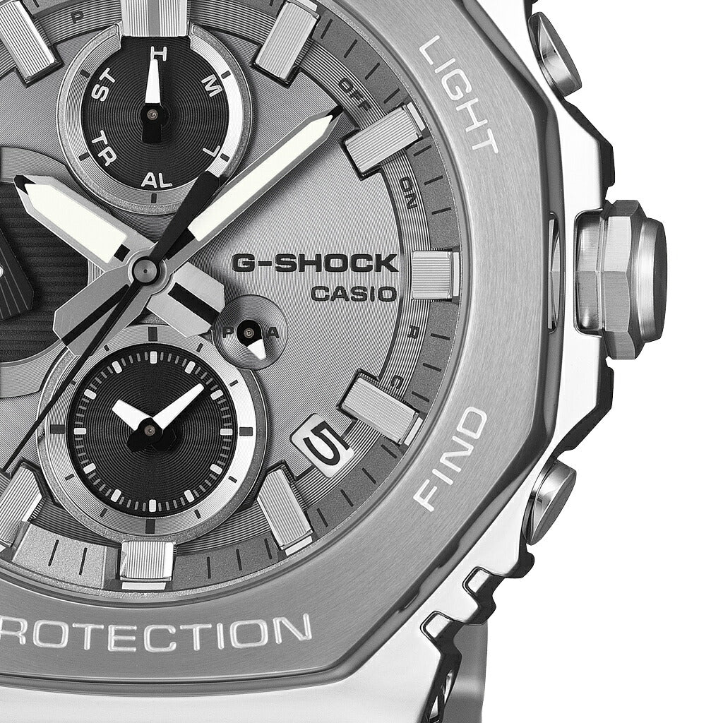 G-SHOCK フルメタル デュアルタイム クロノグラフ GMC-B2100ADS-1AJF メンズ ソーラー Bluetooth アナログ オクタゴン メタルバンド 日本製